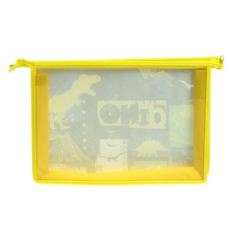 A4, 325 x 230 x 55 mm, zipper on the top, plastic, PM-A4-29 calligrata "Dino"-3