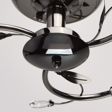 Chandelier "Grace", 3x60W E27, Nickel color-6