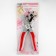 Wake-and-Twinkle, with rubberized handles, 21 × 13.5 cm, silver/red color