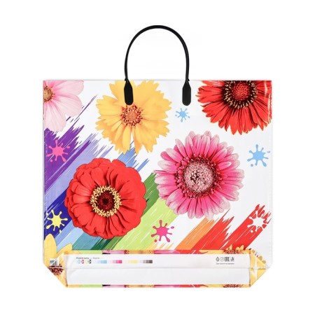 Package "Brightness of Spring", plastic with a plastic pen, 37x34 cm, 90 μm-1
