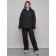 Ski suit female, size 42, black color