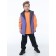 Vest for boys, height 110 cm, black color