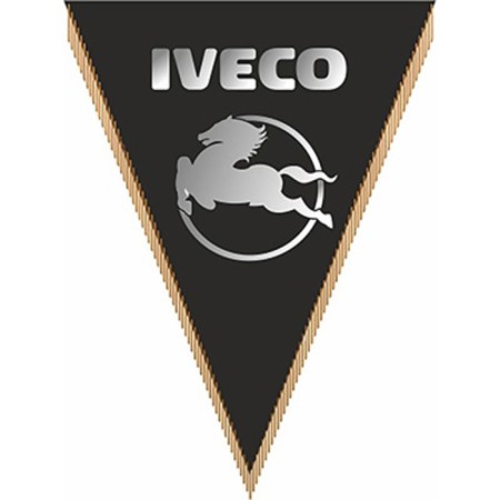 The pennant triangular, Skyway, Iveco, von Black, 260x200mm, color