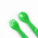 A set of children's dishes "Leopard", a plate on the suction cup 250ml, fork, spoon