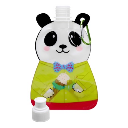 Children's water flask, 280 ml "Panda", 22 x 12 cm-1