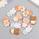 Decor for creativity Plastic "Animals Samurai" MIX 2.4x1.8 cm