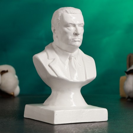 Bust "Zhirinovsky V.V." White, 15cm-1
