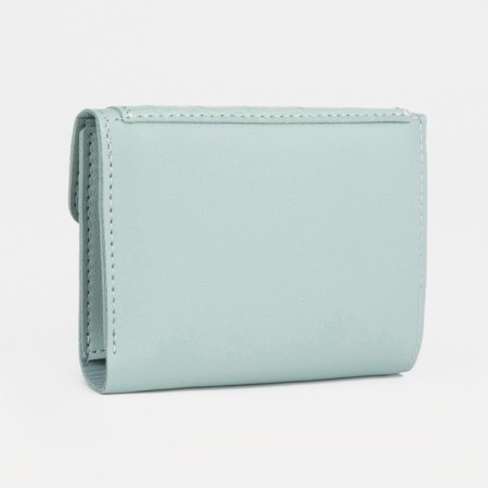 Women's wallet on the button, mint color-1