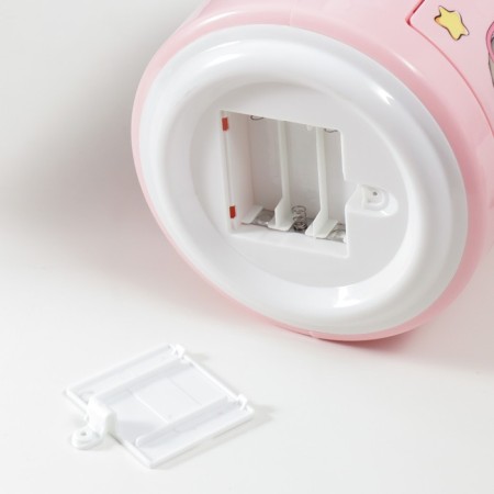 Pigpine Plastic "Bank. Bunny" code castle, sound aa pink 14x21 cm-5