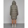 Coat insulated winter female, size 42, khaki color