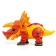Dinobot robot reacts to touch, light and sound effects, metallic, orange color
