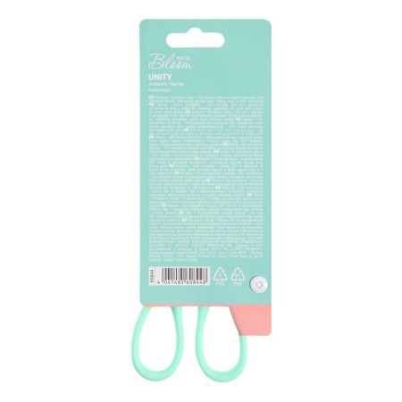Scissors 16 cm Erichkrause Unity "Pastel Bloom" Blister, mix-5
