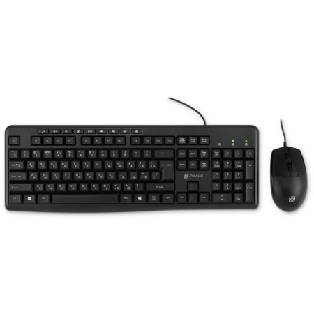 Keyboard + mouse oller S650 CLAV: Black Mouse: Black USB Multimedia (1875246)-1