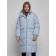 Coat insulated winter female, size 50, blue color