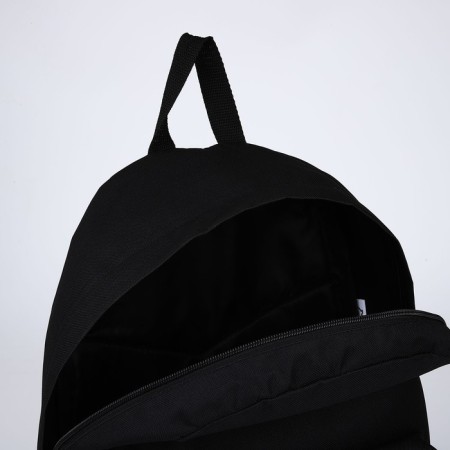 Backpack Bookhound School Textile, with pocket, black/burgundy color-5