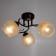 Chandelier 2003/3 E27 60W black 45x45x25 cm Bayerlux