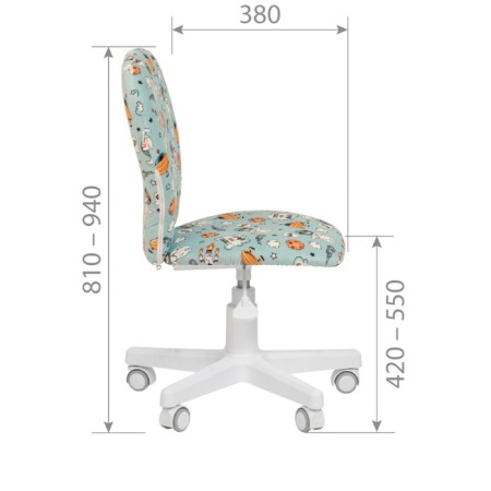 Chair Chairman Kids 105 Space fabric-3