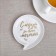 Top on a tea bag "Follow the dream"