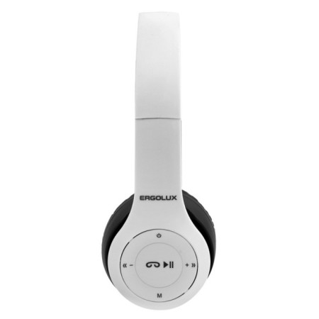 Headphones Ergolux ELX-BTHP01-C01, wireless, invoices, microphone, 250mach, FM, white-1