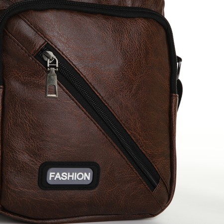 Male bag, brown color-2