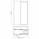 Showing door Wasserkraft Vils 56R12, 1000x2000 mm, transparent, sliding, silver