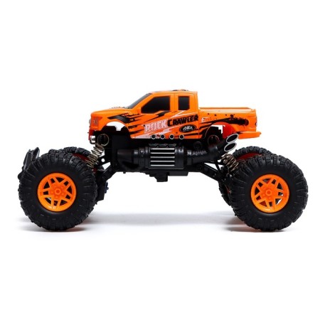 Radio -controlled jeep "Pickup", 1:18, works from batteries, color orange color-1