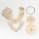 Easter stand "Cockerel" 14.5x10.3x10 cm (set of 5 parts)