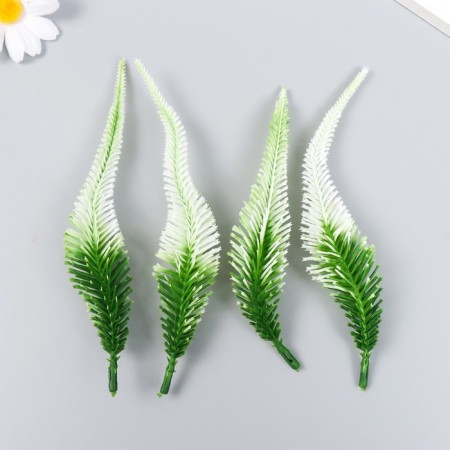 Decor for creativity "Leaves of the thin fern gradient" set of 4 pcs 17 cm-2