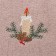Tensor "Christmas candle" 30x60 cm, 100% cotton, 340 g/m2