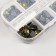 Decor for creativity Glass "Rhubates truncated cone. Olive" d = 2-6.5 mm nr 2600 pcs