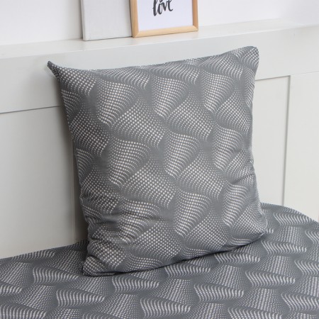 The Stew and I “Illusion” set is a gray: sheet 145*214 cm, 70*70 cm, calico, 100% cotton-1
