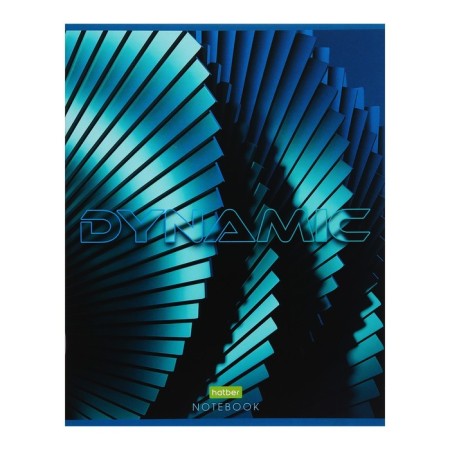 Notebook A5, 48 sheets in the Dynamic Cage, cover Cross -Located cardboard, embossing, block No. 2 (gray sheets), 5v mix-4