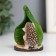 Polystone souvenir "Hedgehog with a leaf" 7x5.7x4.5 cm