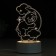 Acrylic lamp "Bear", model GBV-0121