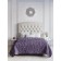 Verba bedspread, size 180x215 cm, lilac color