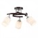 Ceiling chandelier Citilux "Berta" CL126132, 62x62x37 cm, 3x75W, E27, brown color