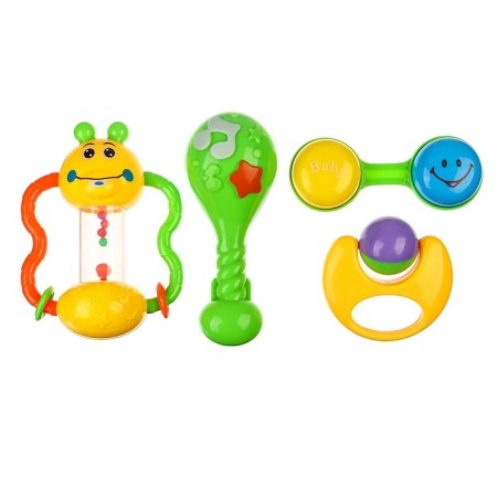 A set of rattles "Ringeous joy", 4 pcs, color mix, crush me-2
