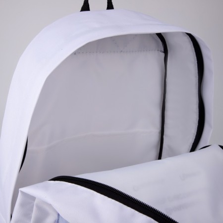School youth backpack, lightning department, n/pocket, "happiness", white, 33x13x37-8