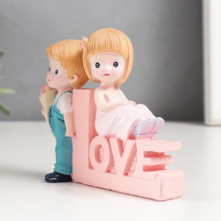 Souvenir Polystone "Innocent Love" 3x12.3x10 cm-3