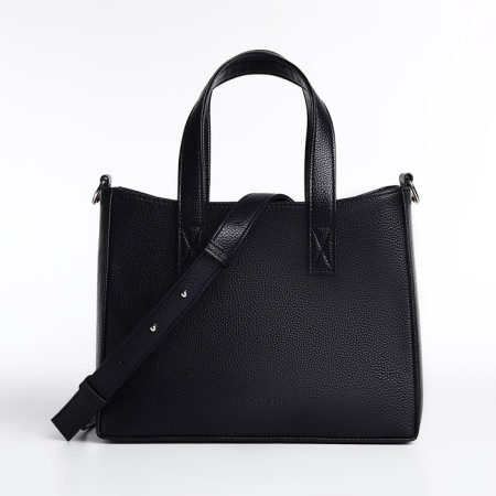 Female bag Textura, tout, medium size, blue color