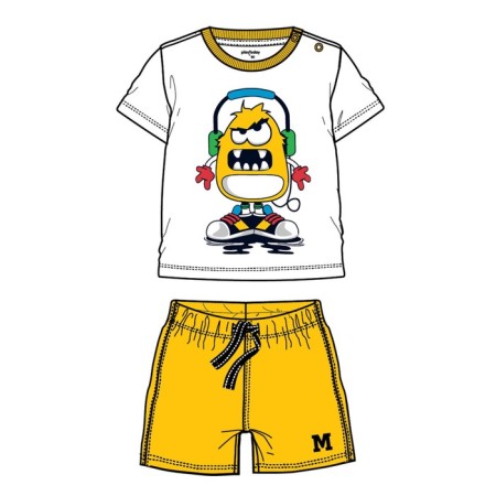 Set for a boy PlayTode: T -shirt and shorts, height 80 cm-6
