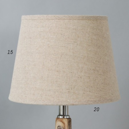 Table lamp 16385/1 E14 40W Beige 22x22x37 cm Risalux-3
