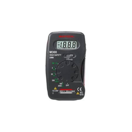 MASTECH M300 multimeter, diode test, "call" mode, indication of overload, polarity-1