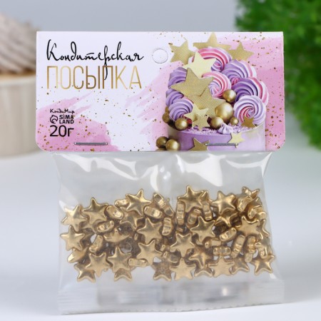 Confectionery decor "Happy Star", 20 g-1