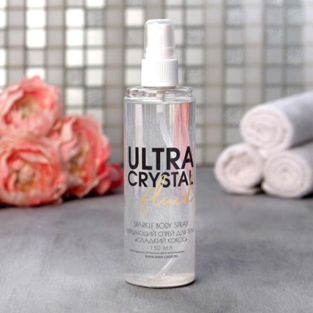 The flickering body spray Glow Diamond, 150 ml, the aroma of coconut, Beauty Fox-1