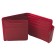 Nice wallet, matte leather, red color