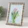 Photo frame MDF 13x18 cm "Scottish cage on beige" 1.5x16x21 cm
