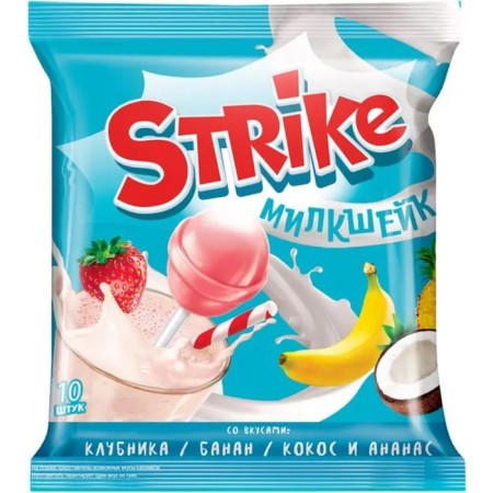 Caramel on the stick "Strike", Milkshak, 113g