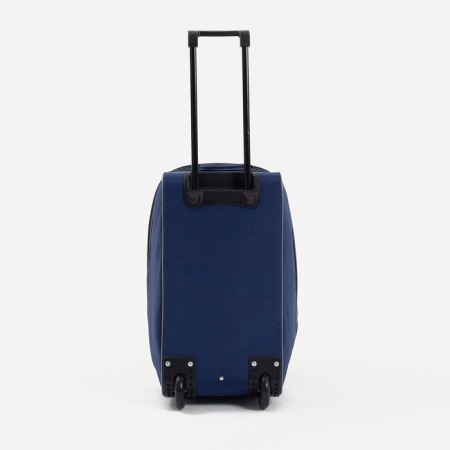 Road bag on wheels, a lightning department, with an increase, an outer pocket, blue color-3