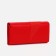 Women's wallet on magnets, red color